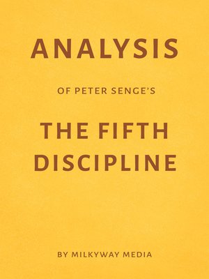 cover image of Analysis of Peter Senge's the Fifth Discipline by Milkyway Media